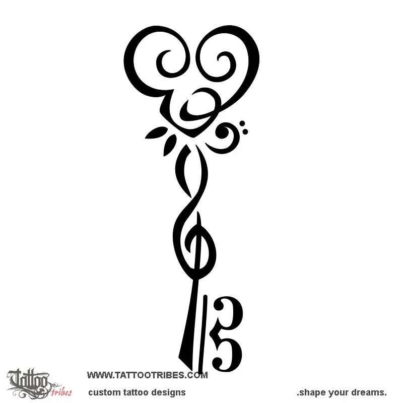 Tattoo image of E+I key, Family