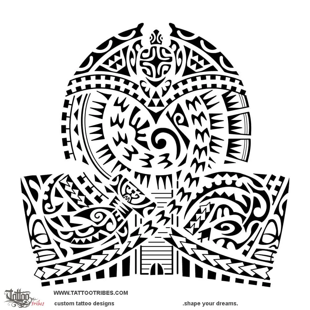 Tattoo image of Papanai, Equal in size