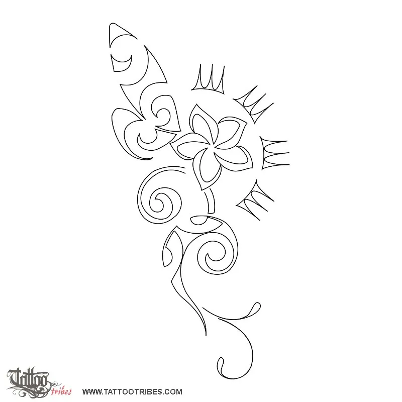 Stencil outline of Bliss, Follow it