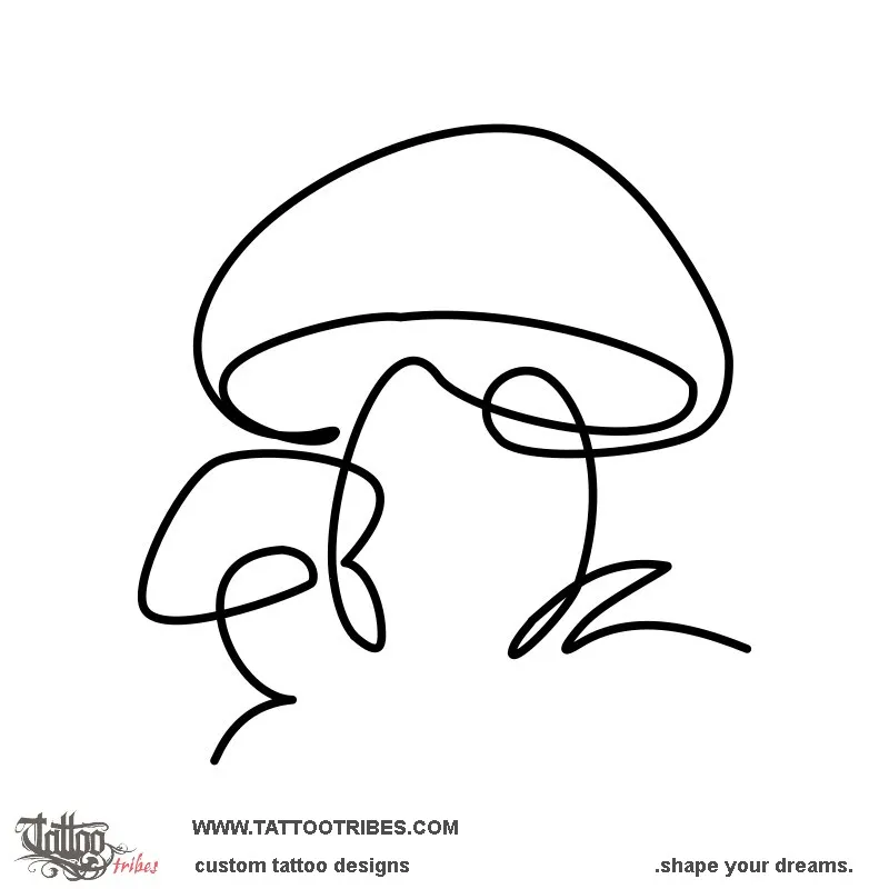 Tattoo image of Mushrooms, In memory