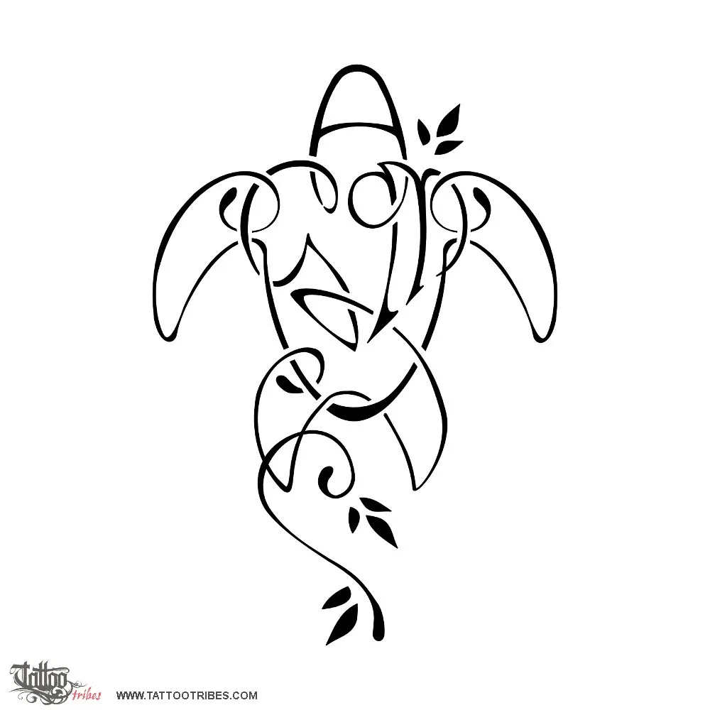 Tattoo image of G+A+M turtle, Union