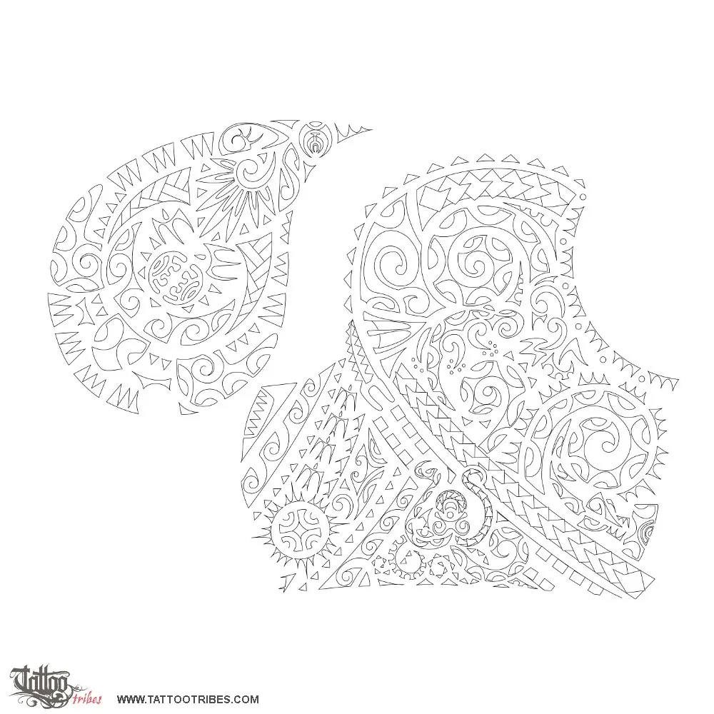 Stencil outline of Whakawawao, Defending