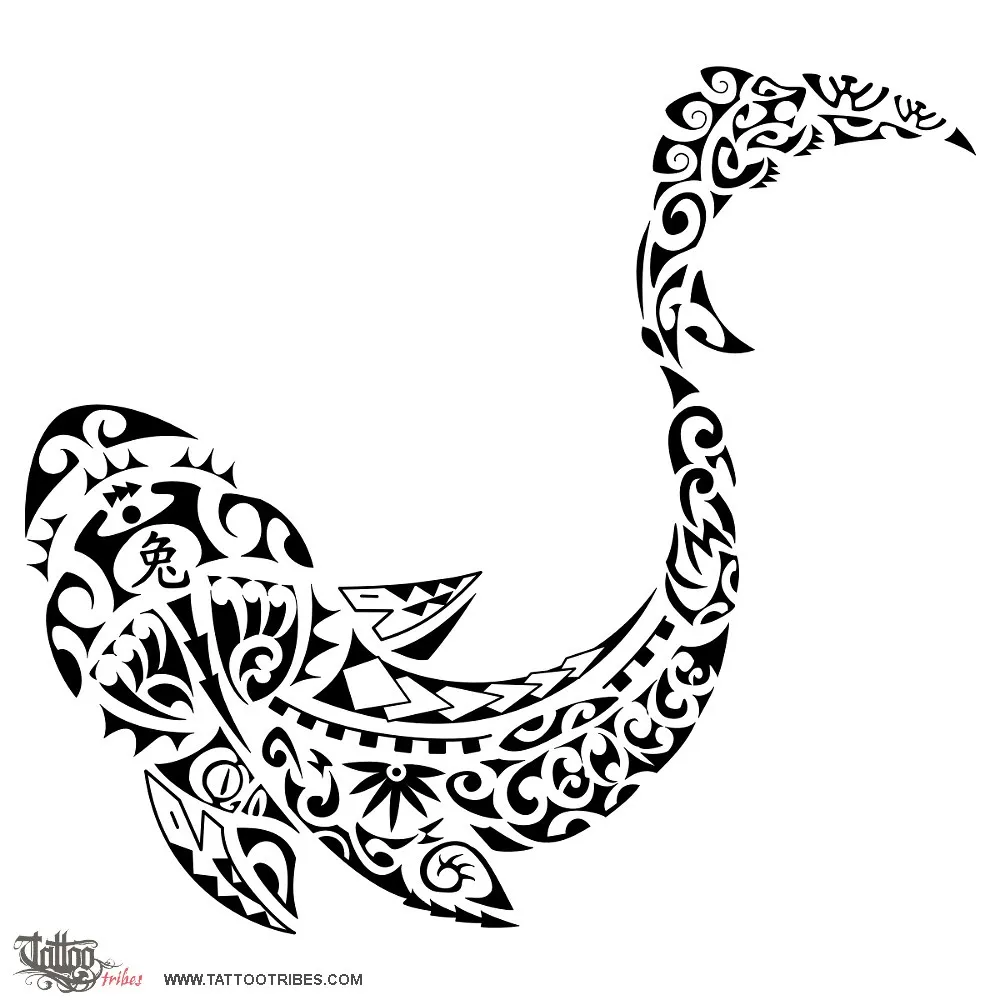 Tattoo image of Warrior shark, George