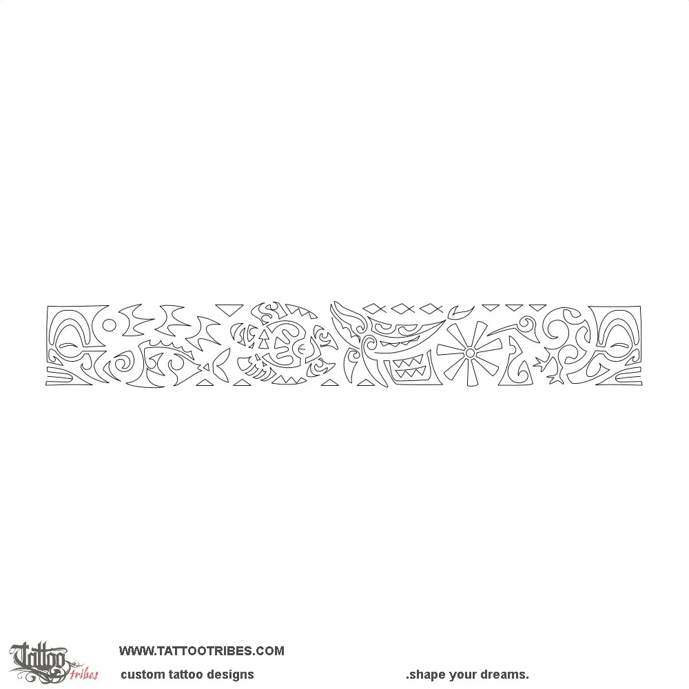 Stencil outline of CCSMN armband, Family