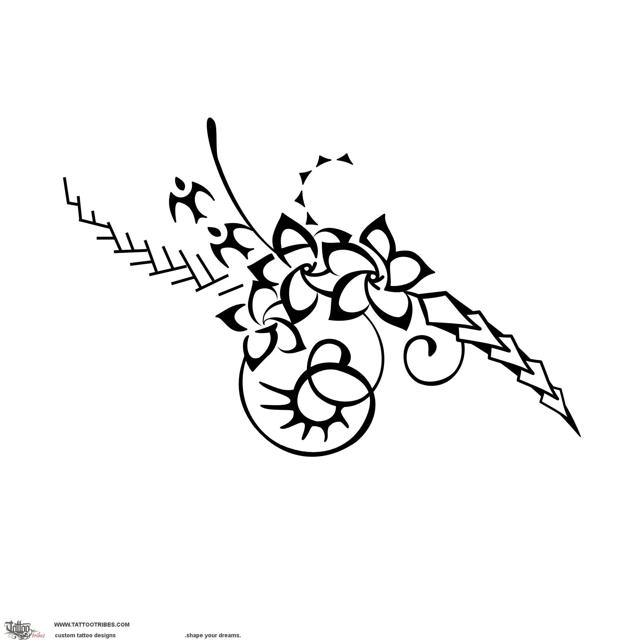 Tattoo image of Family love, A+B+J