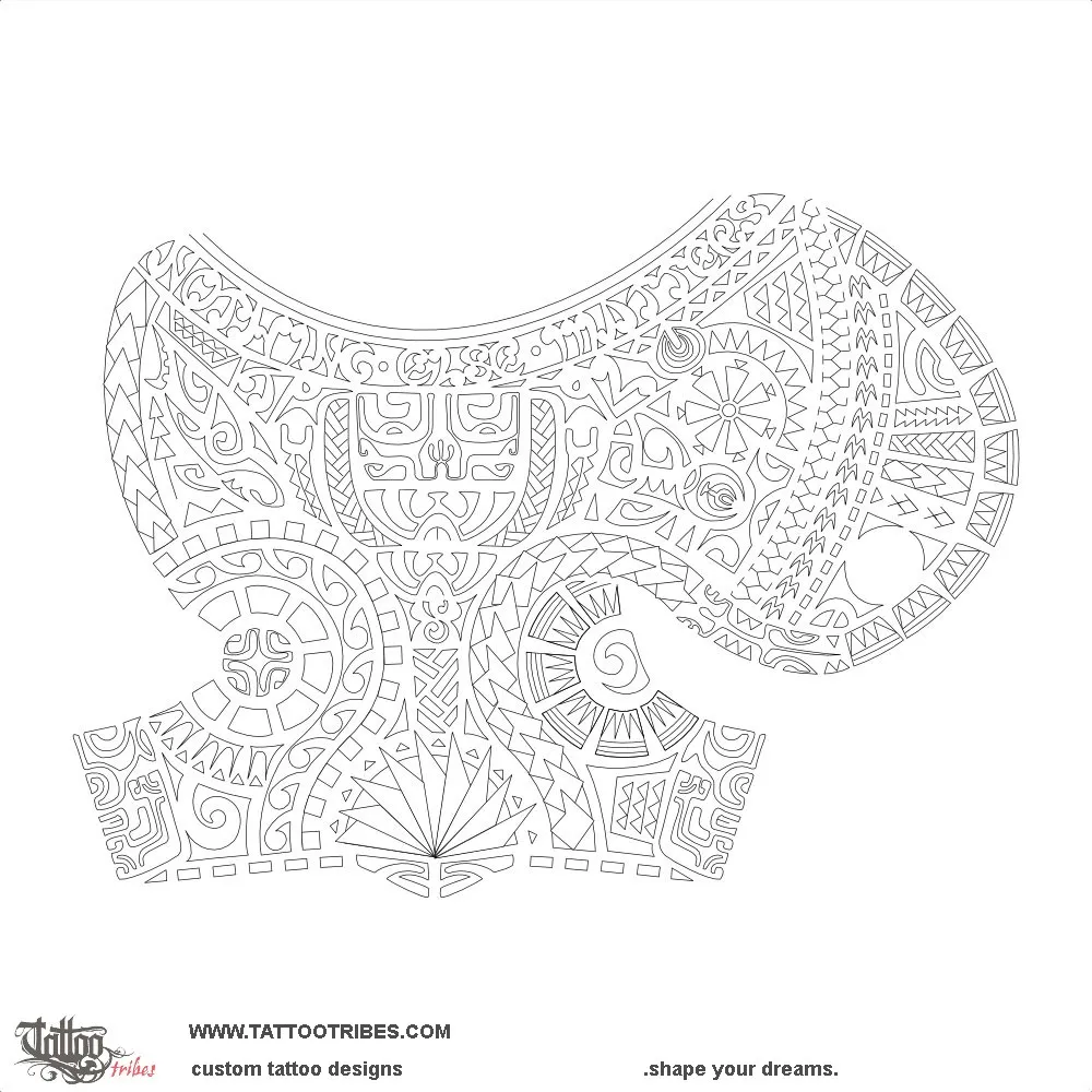 Stencil outline of Fakaalofa, Love