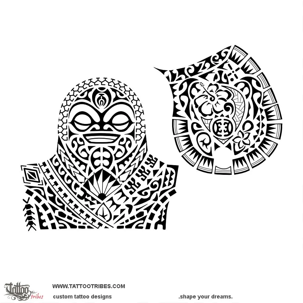 Tattoo image of Mau te rongo, To be in peace