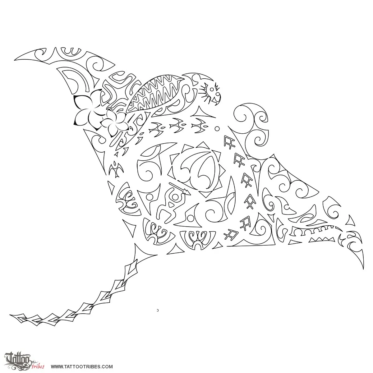 Stencil outline of Aotūroa, Nature