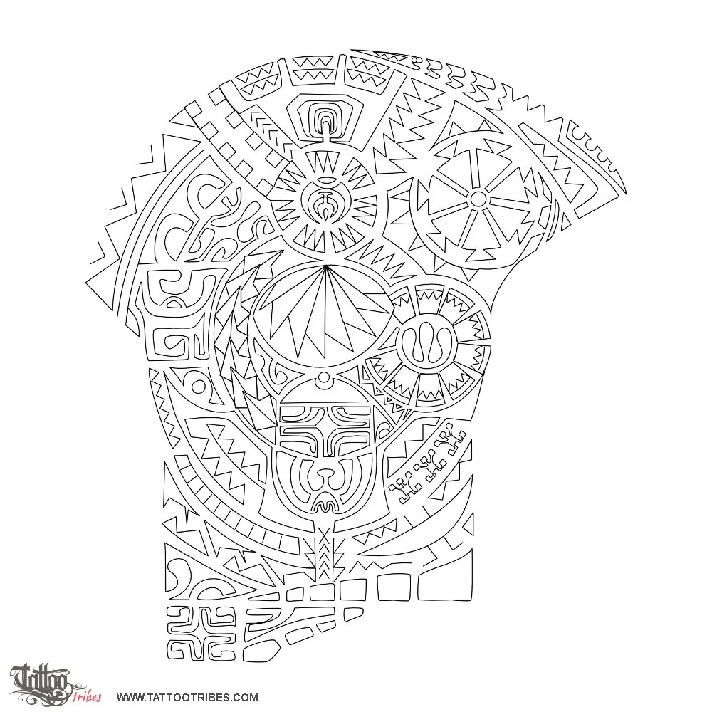 Stencil outline of Pi'ika, Protector