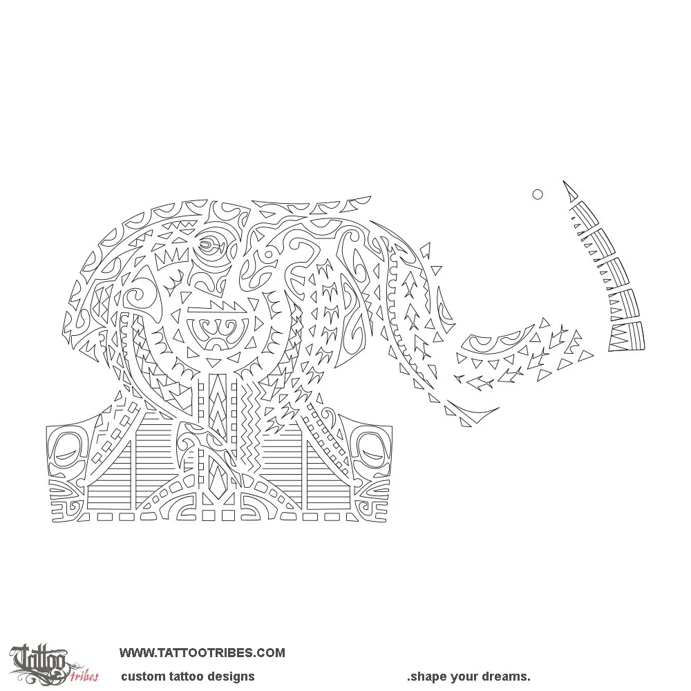 Stencil outline of Aihau, Extension