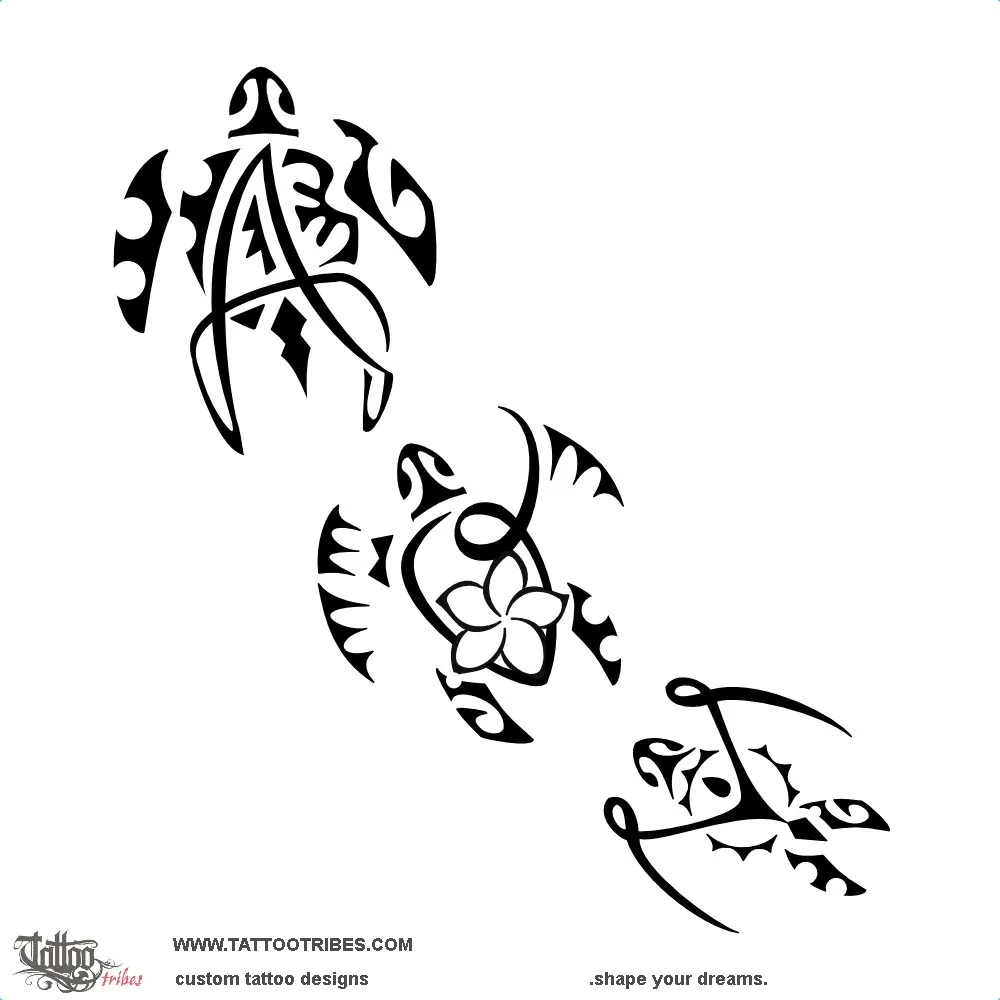 Tattoo image of AOM Turtles, Children