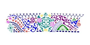 Tahitian Polynesian armband tattoo