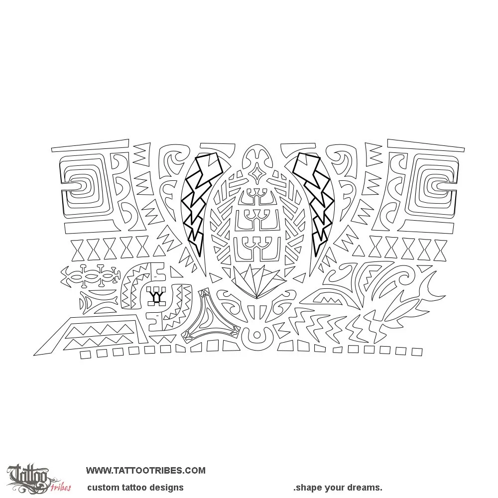 Stencil outline of Hakatoa, To strengthen
