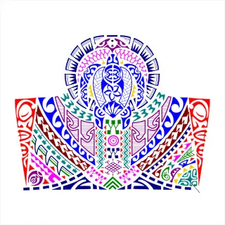 Polynesian foundation teaching halfsleeve tattoo