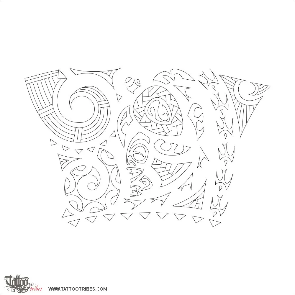Stencil outline of Aimee, Extension band