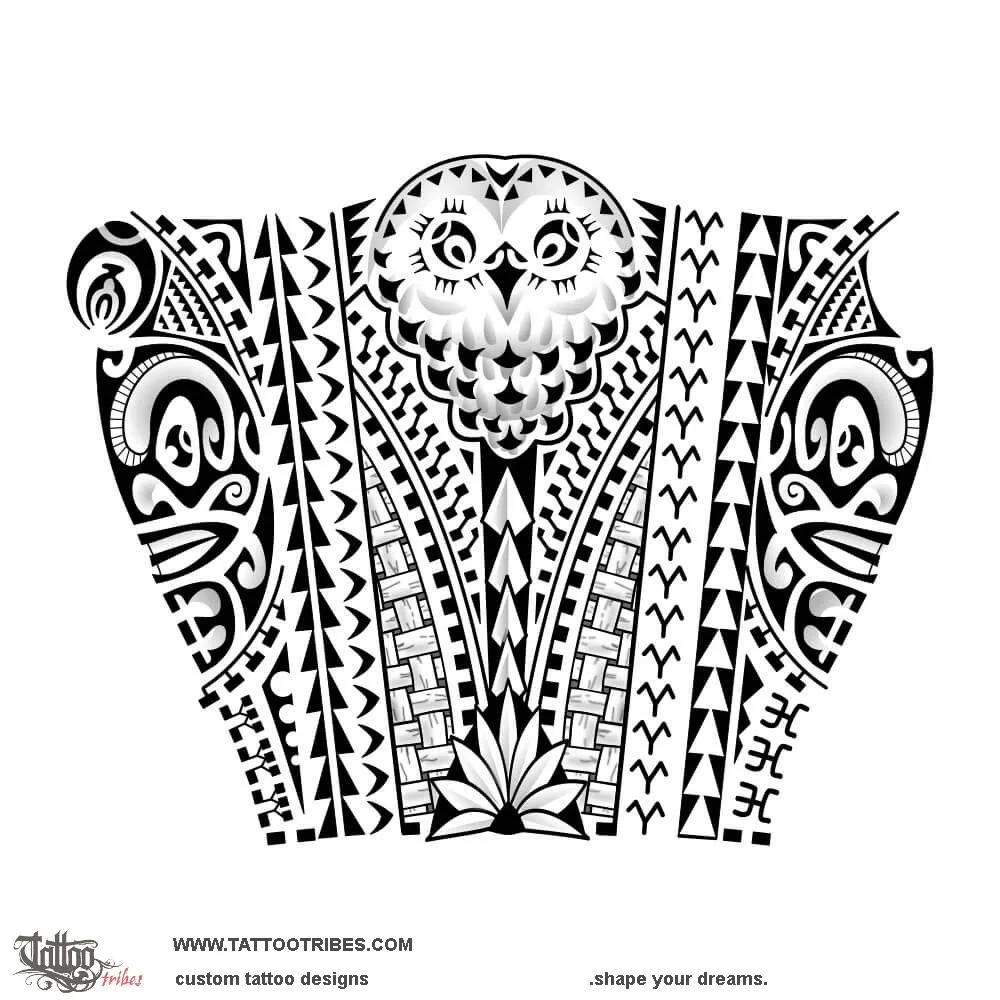 Tattoo image of Pueo, Hawaiian owl