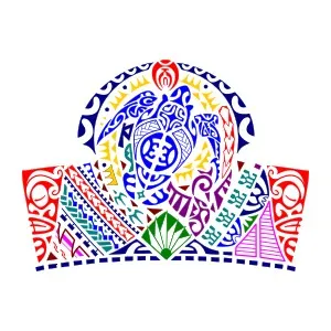 Polynesian half sleeve tattoo