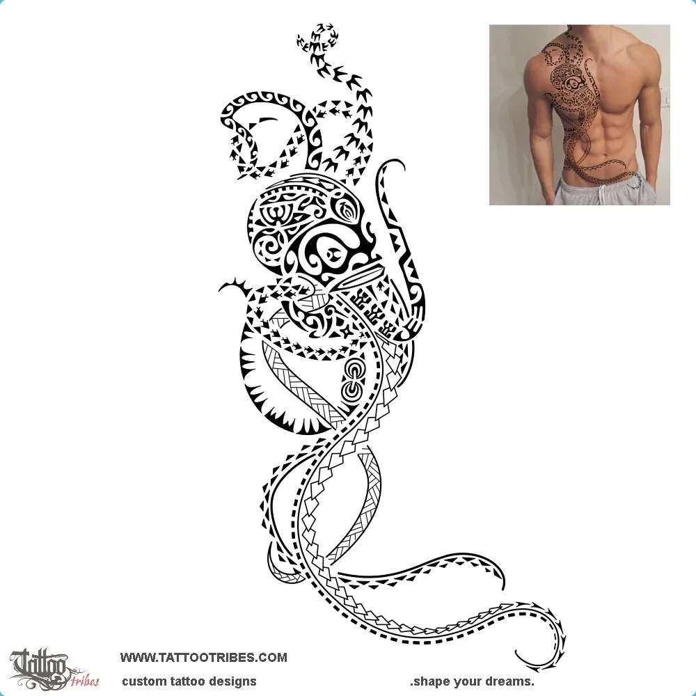 Tattoo image of Te fee, Octopus