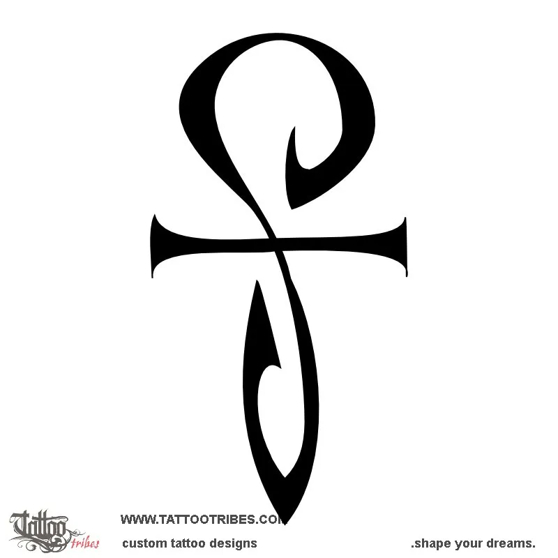 Tattoo image of Ankh + S, Eternal life
