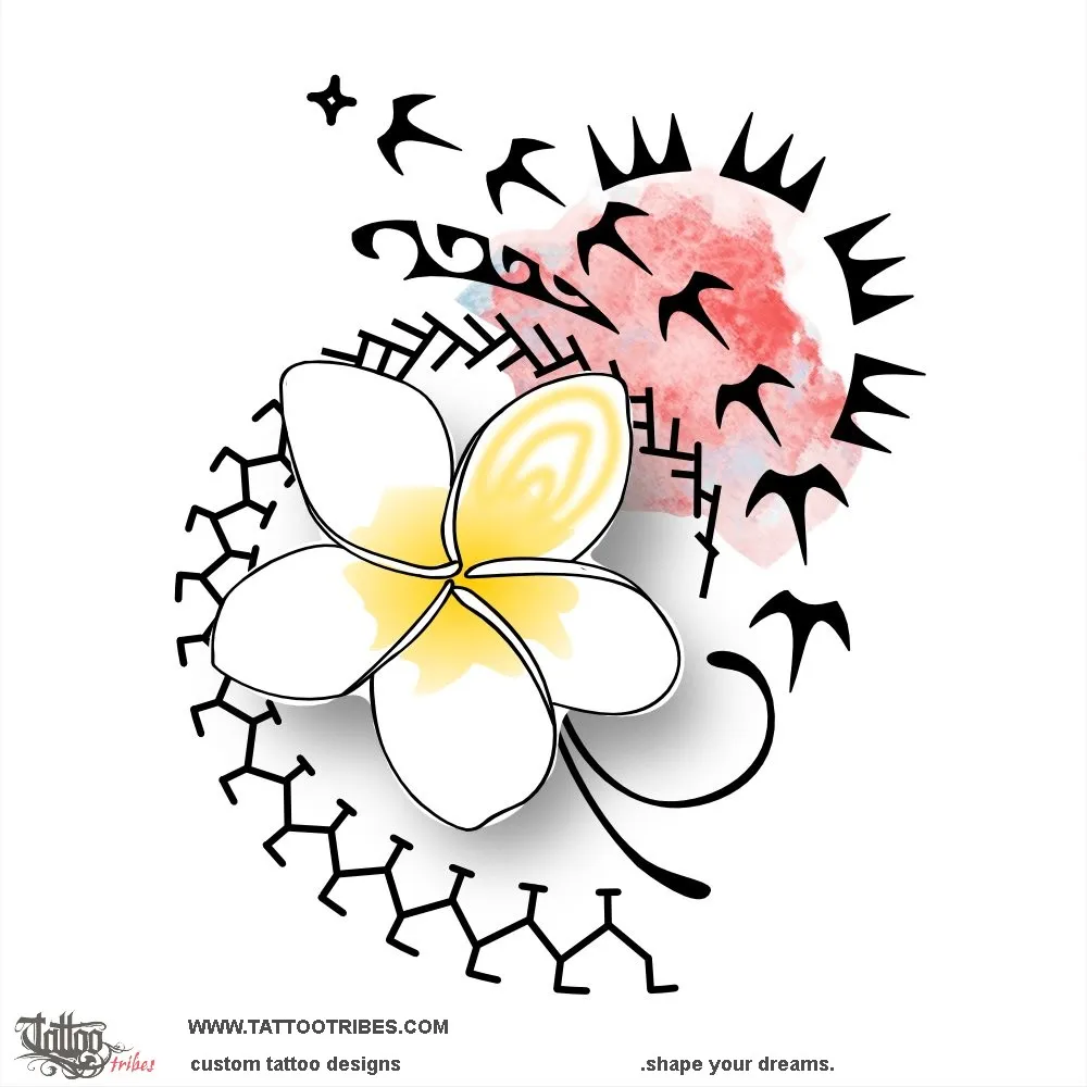 Tattoo image of Tipanie, Frangipani