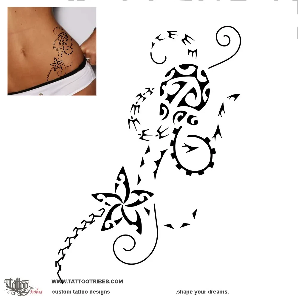 Tattoo image of Octopus and starfish, Chasing goals