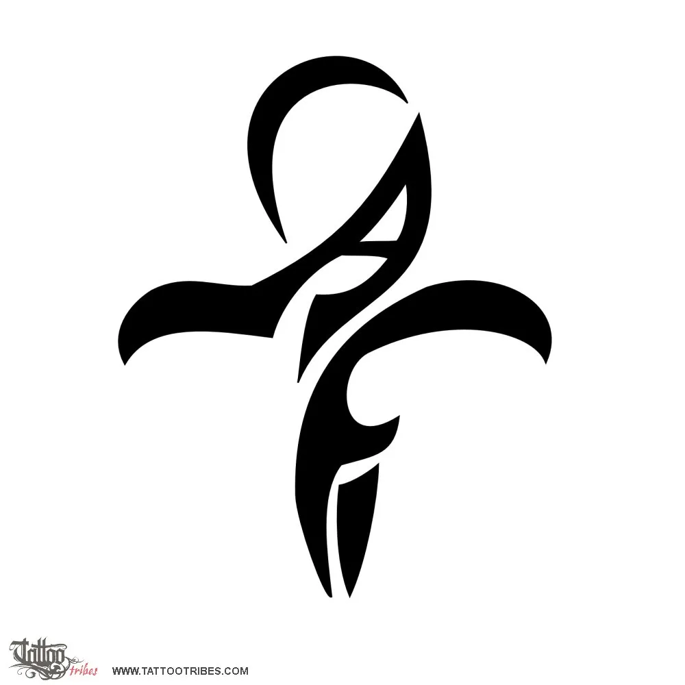 Tattoo image of Ankh A+F, Eternal life