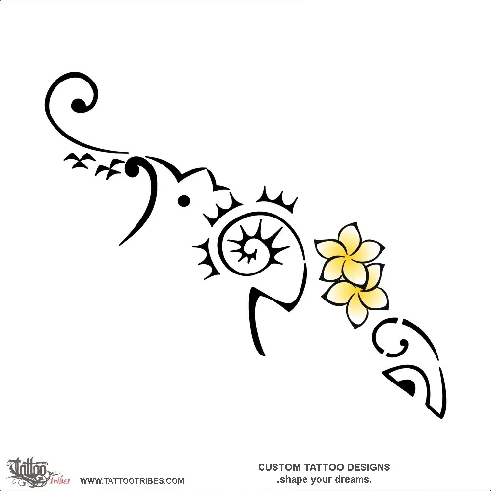 Tattoo image of Family letters gecko, MLNC