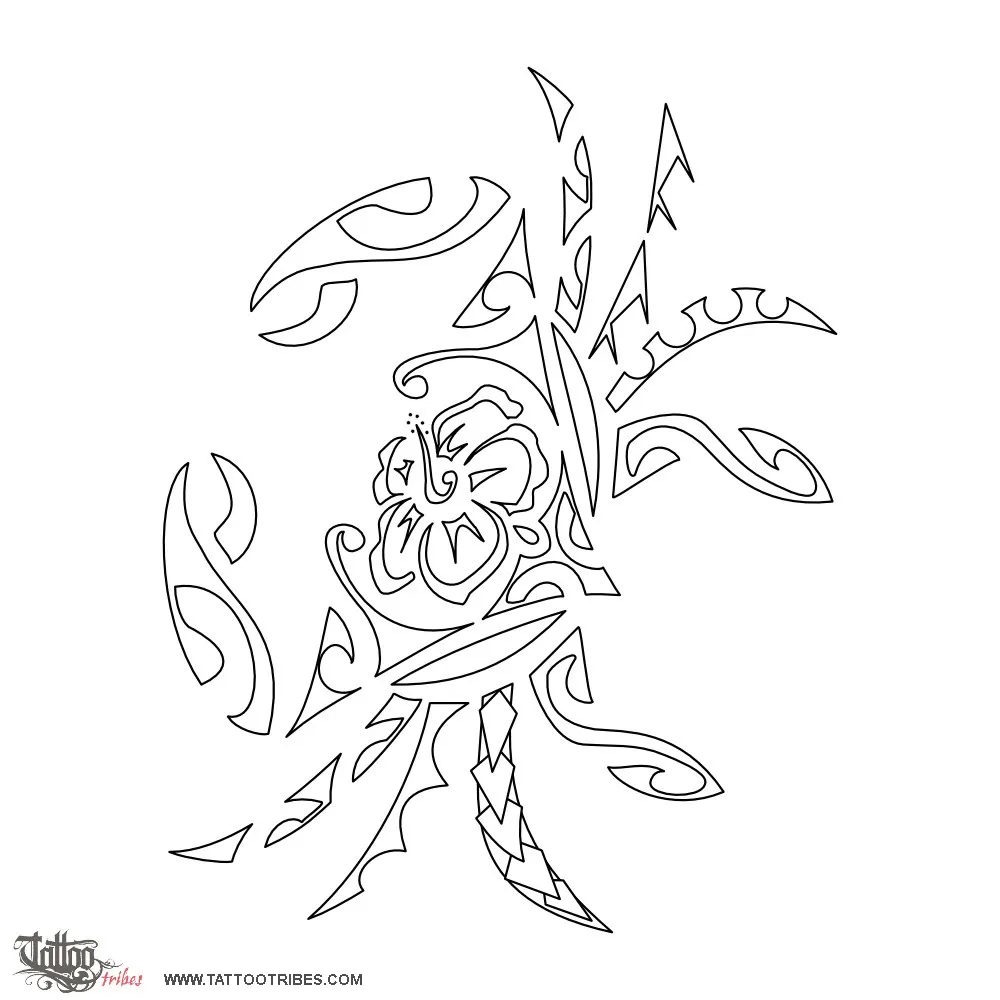 Stencil outline of Crab, Zodiac sign