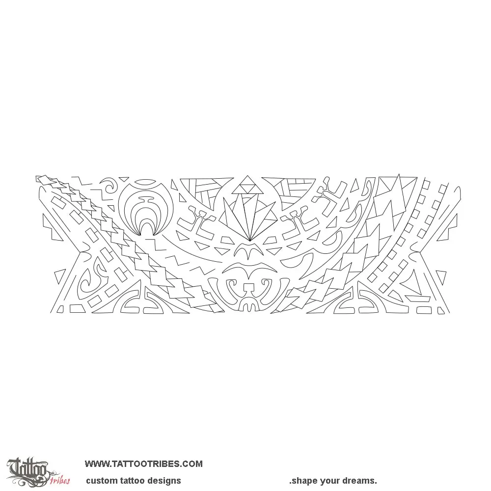 Stencil outline of Eatia, Path