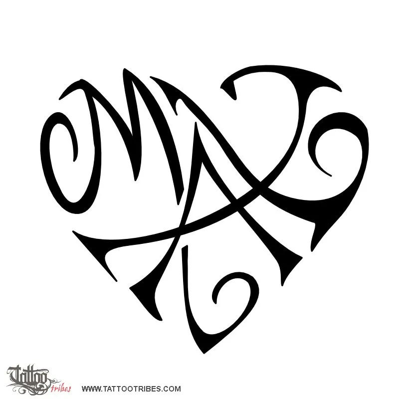 Tattoo image of Max, Heartigram