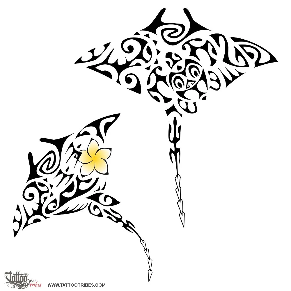 Tattoo image of Mantas pair, Union, beauty