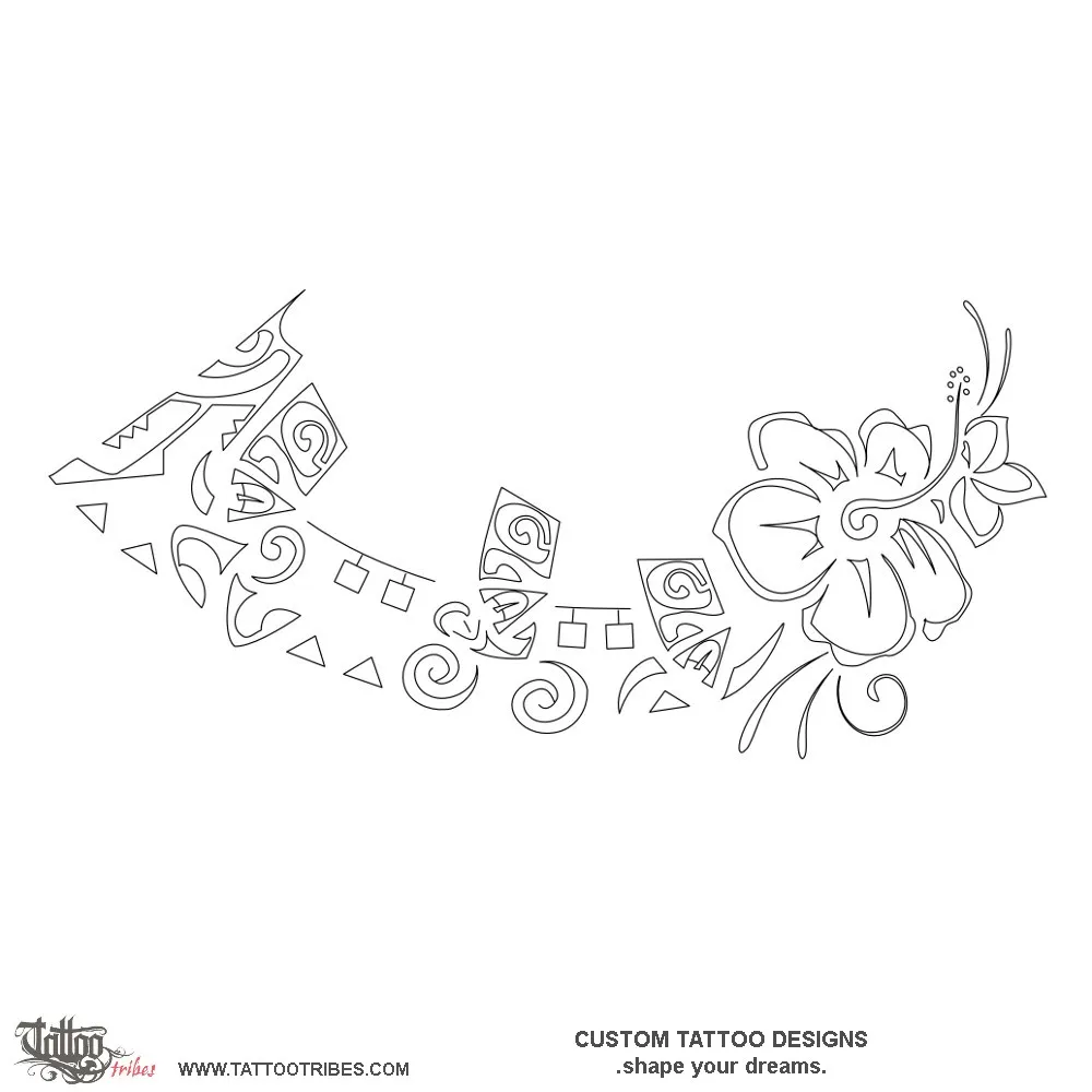 Stencil outline of Triathlon, Manue