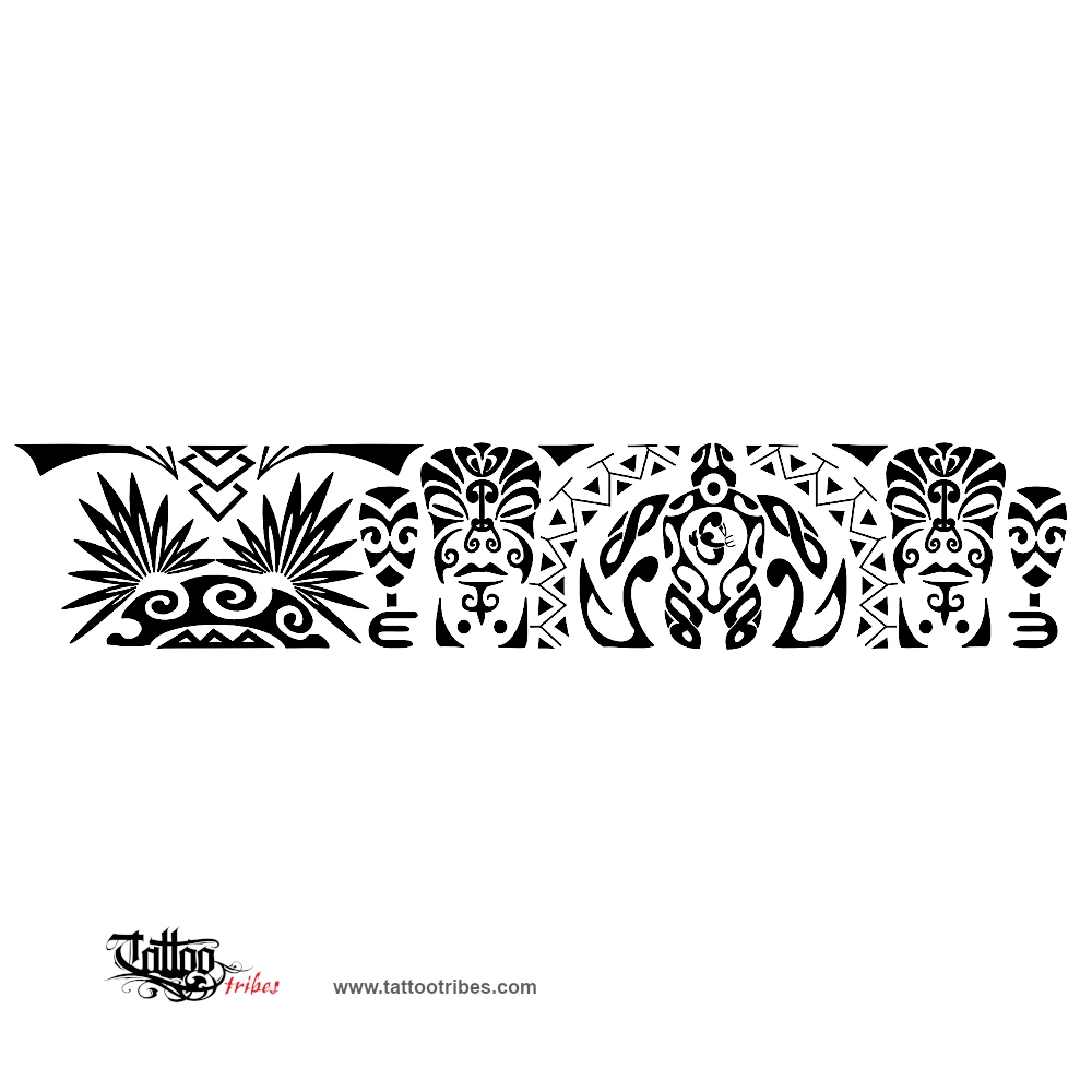 Tattoo image of Maori/Samoan armband, Valiance, friendship