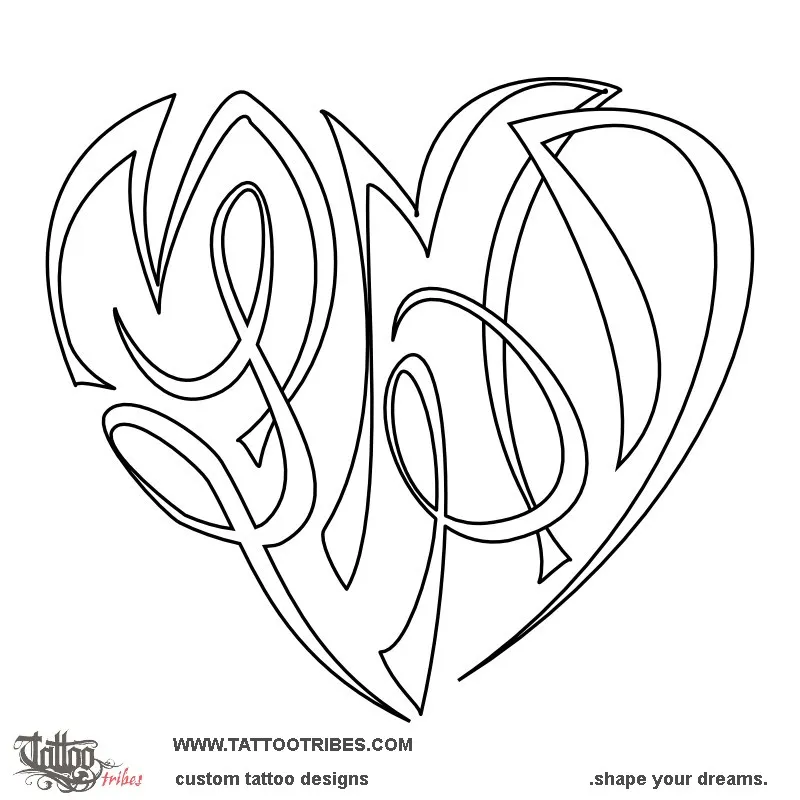 Stencil outline of MLMPD heart, Union