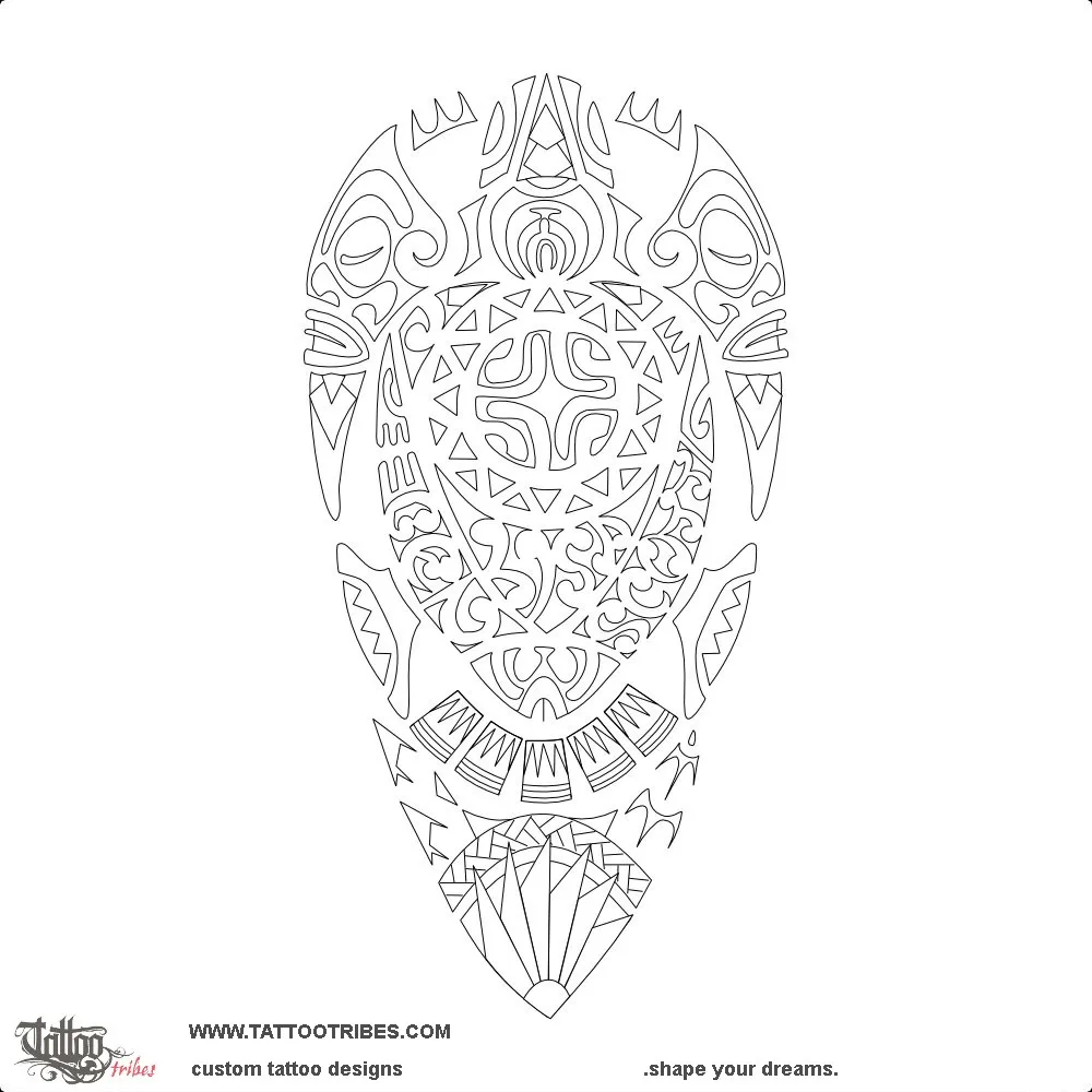 Stencil outline of Haamau, Protector