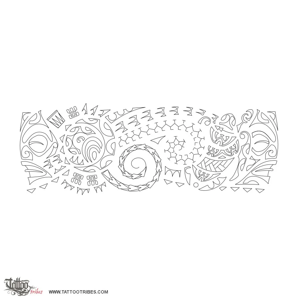 Stencil outline of Tāmore, Strong roots