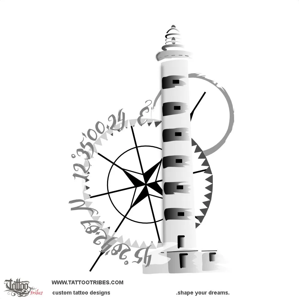 Tattoo image of Piave lighthouse, Summer