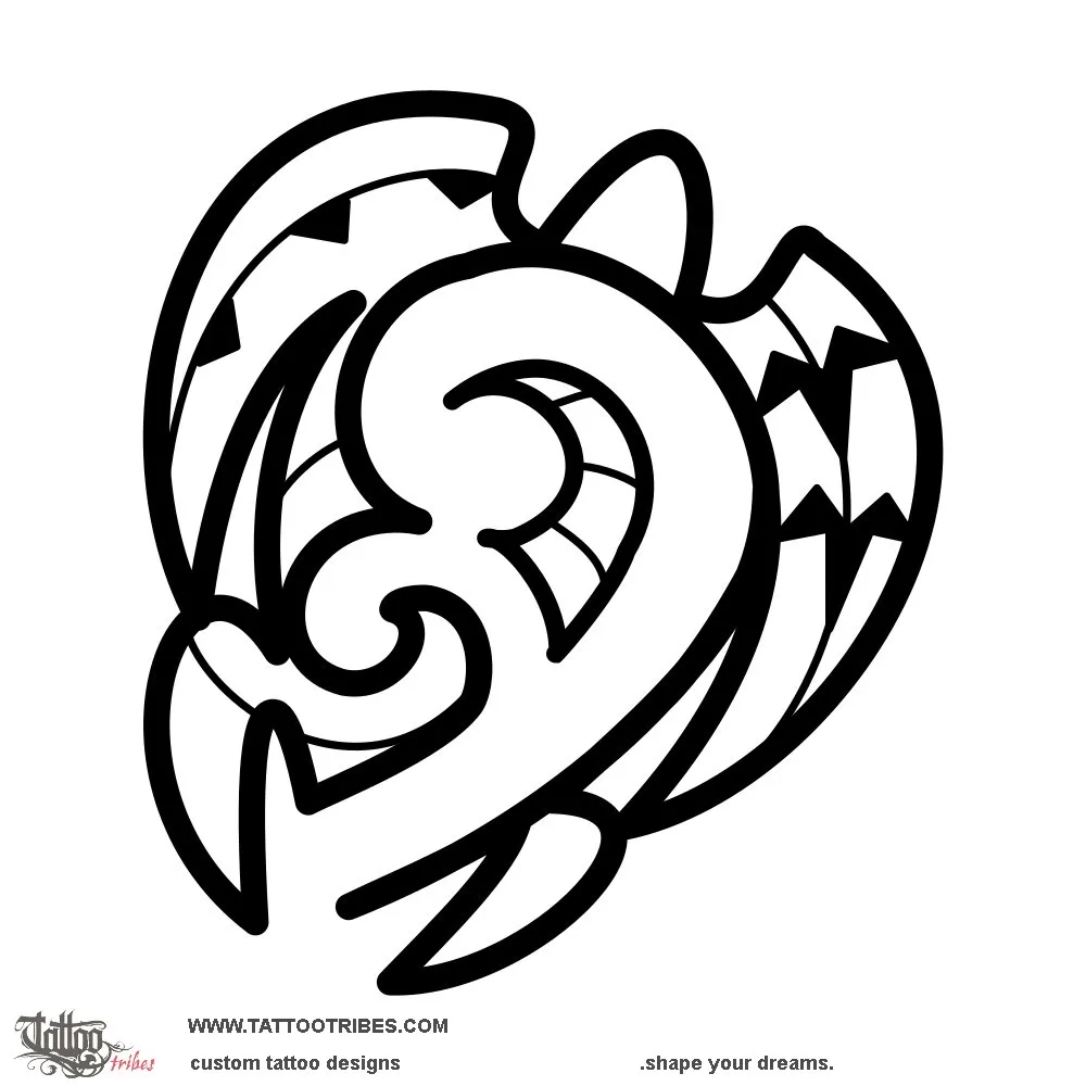 Tattoo image of Mother-daughter, Turtle