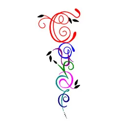 Feminine tattoo of the word courage