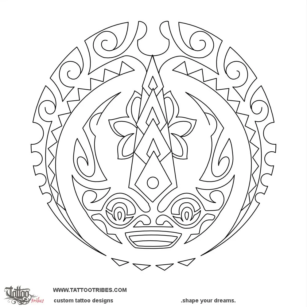 Stencil outline of Maruwehi, Inspire