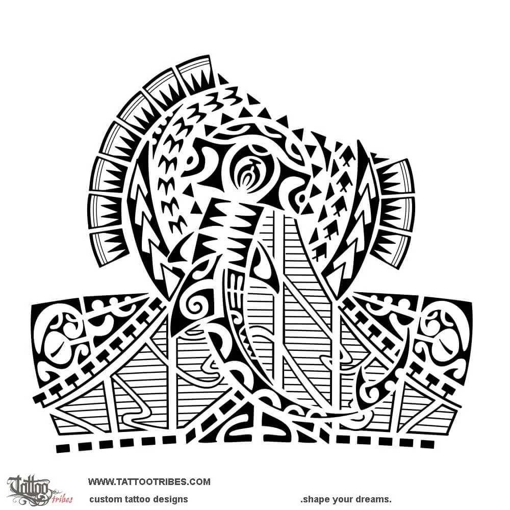 Tattoo image of Hoeana 3, Paddling