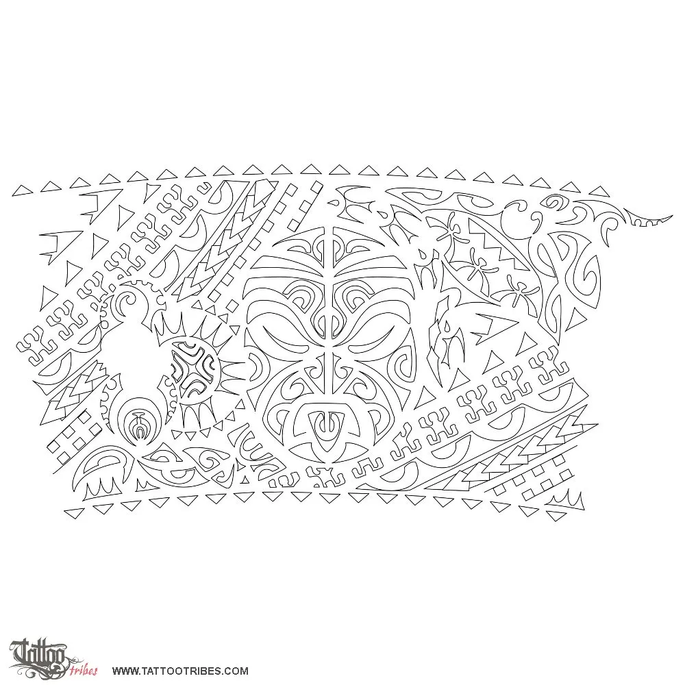 Stencil outline of Personal path, Extension band