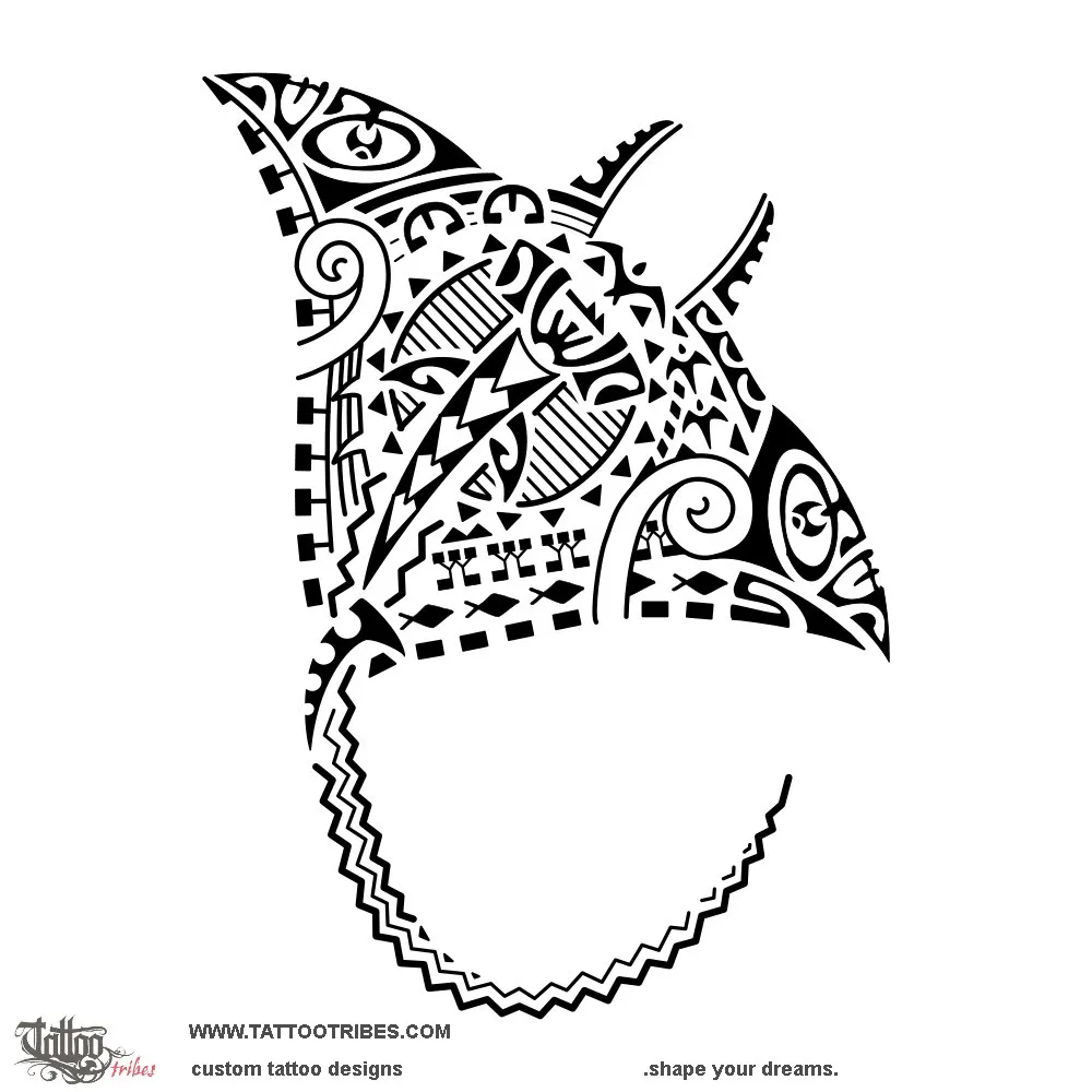 Tattoo image of Fafarua, Manta ray