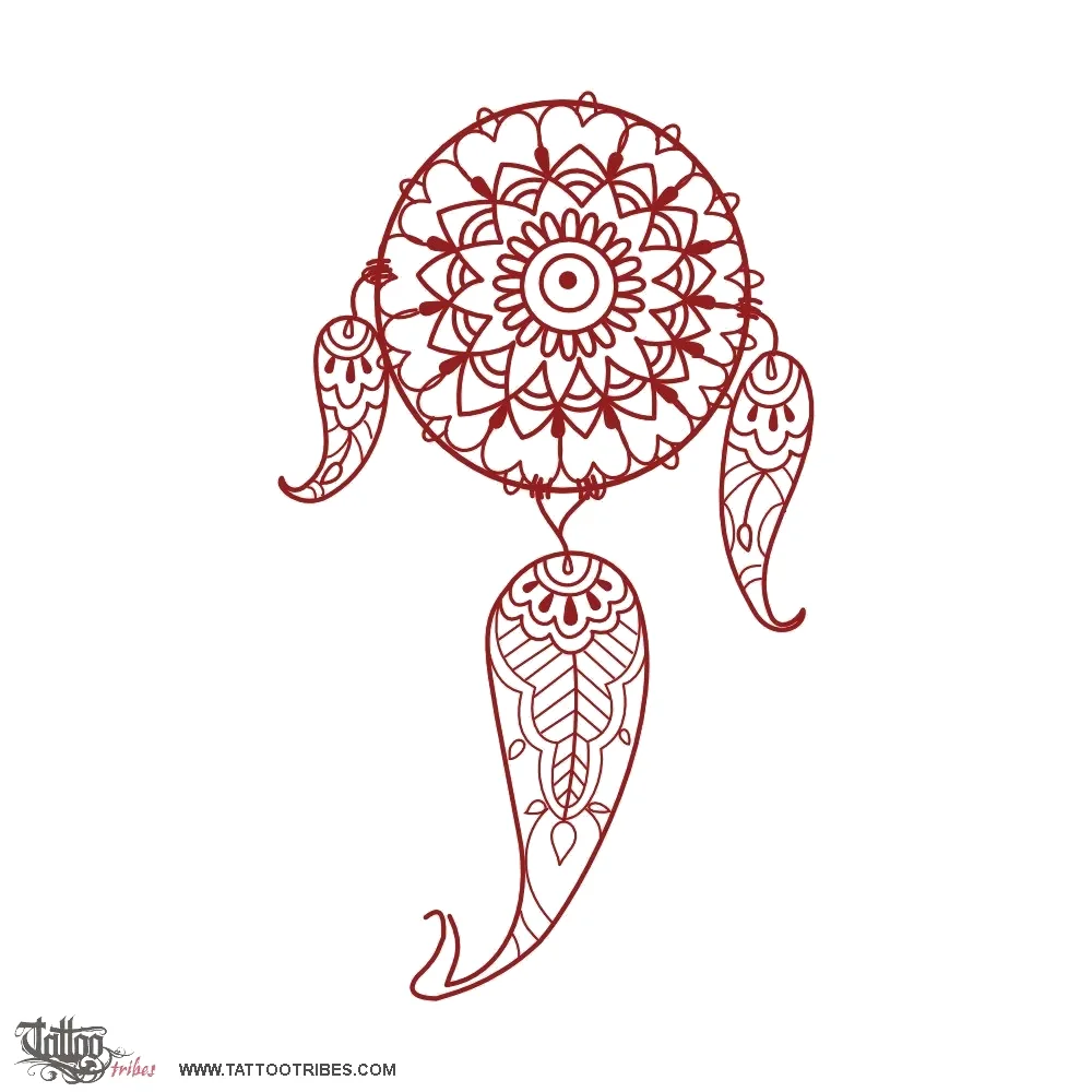 Tattoo image of Dreamcatcher, Mehndi