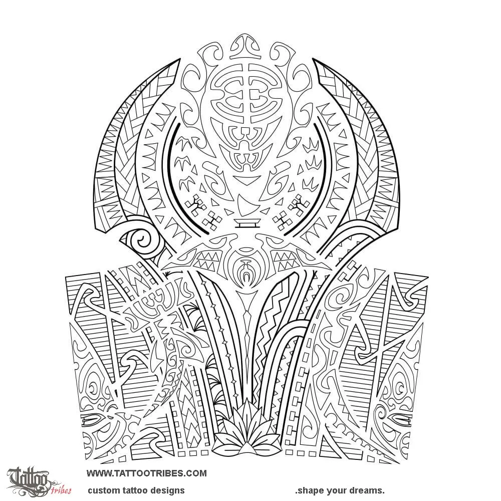 Stencil outline of Whakaumu, To transform