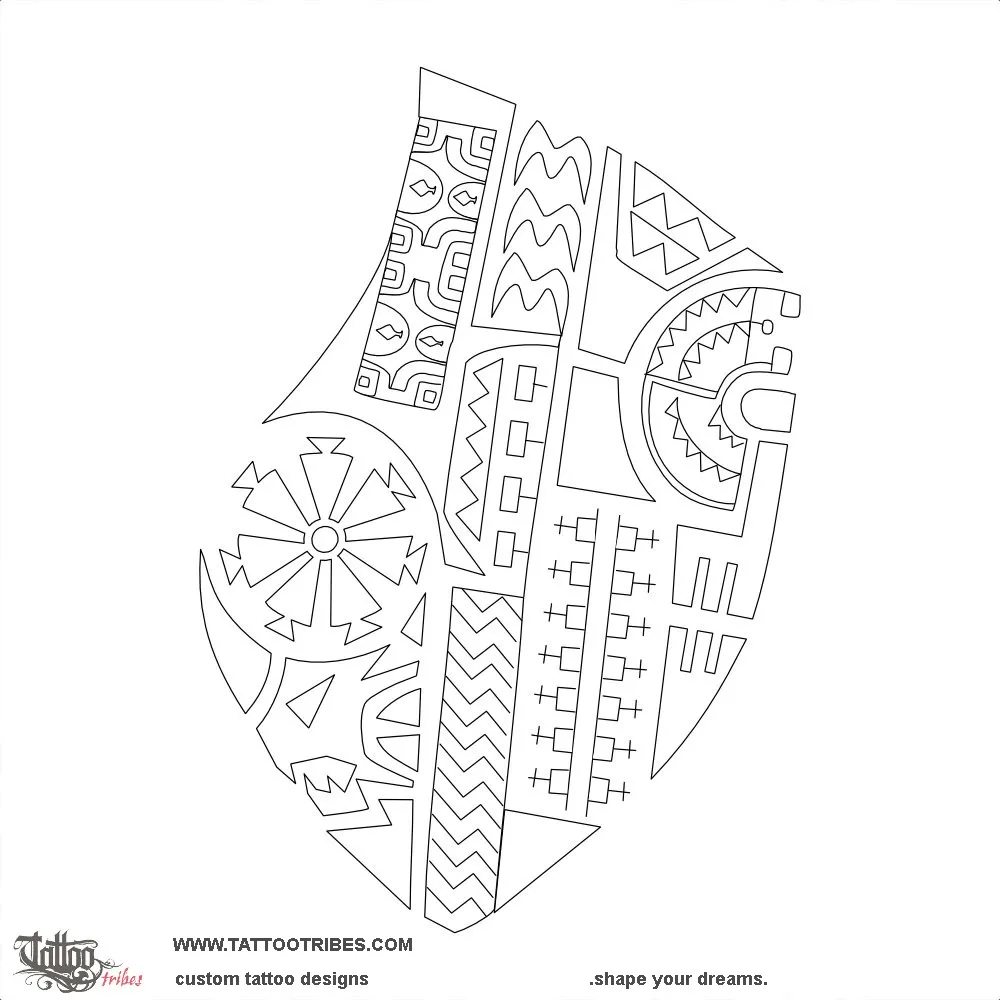Stencil outline of Vae, Choice