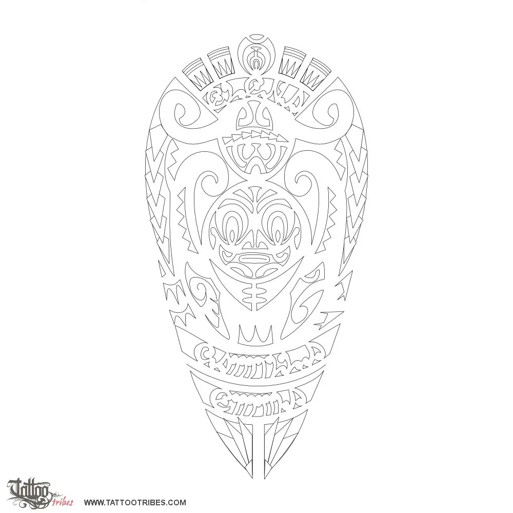 Stencil outline of Protector, Family