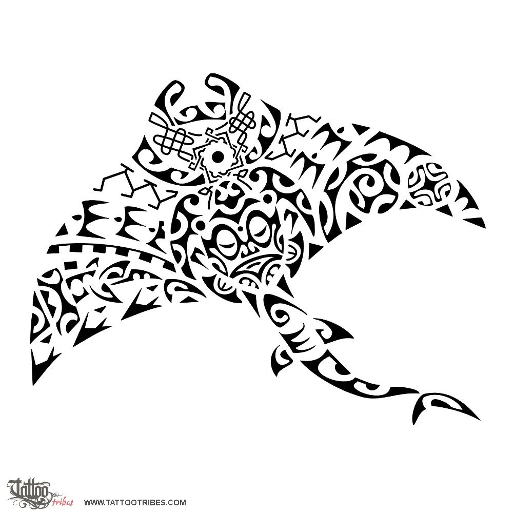Tattoo image of Manta ray, Sea bound