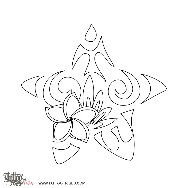 Stencil outline of Family star, Fixed point