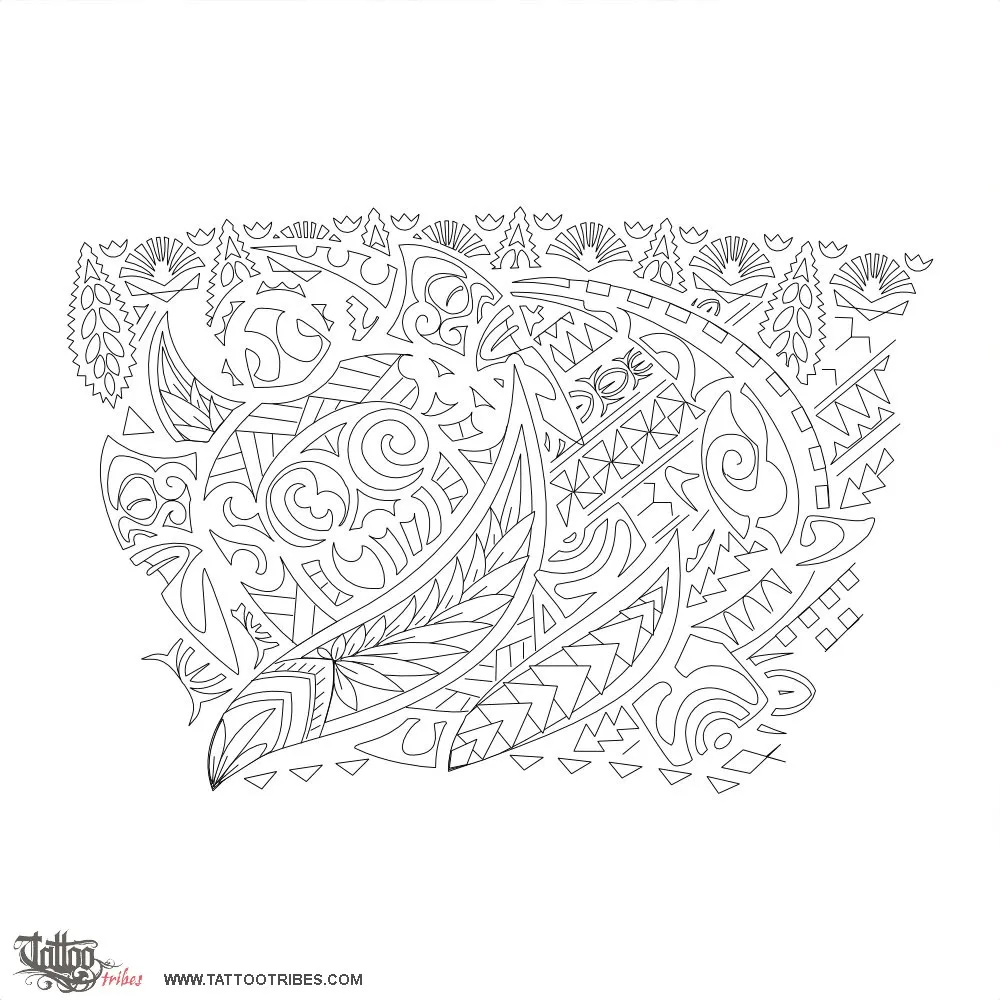Stencil outline of Putake, Roots, origins